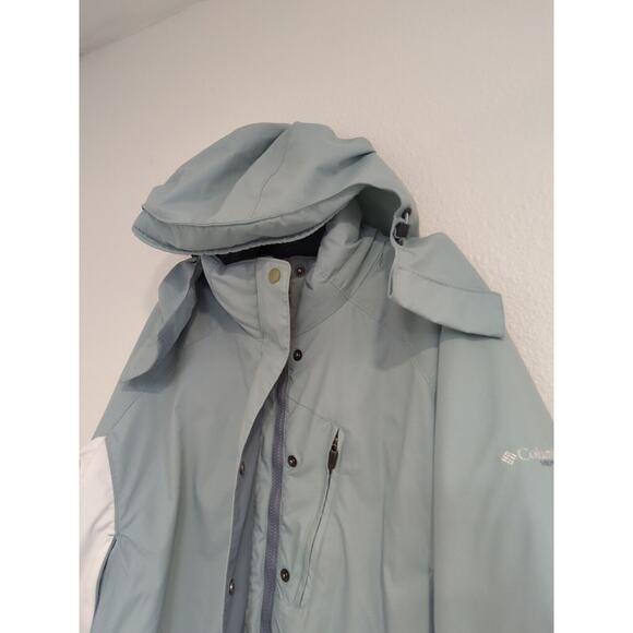 Columbia Vertex Jacket Womens XLarge Core 2 In 1 Light Sea Foam Green - Picture 5 of 9
